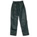 Maniere De Voir NWT Forest Green Vegan Leather High Waisted Pants Size 10 Zipper