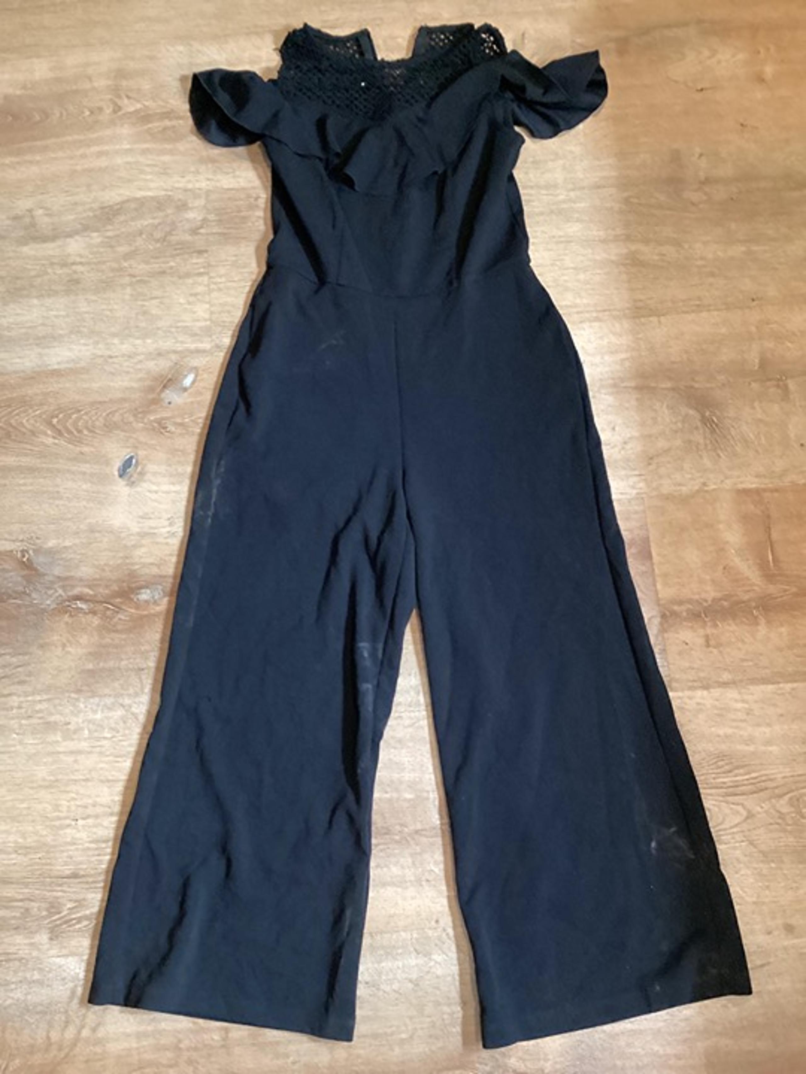 New York & Company Stretch Women's Black Jumpsuit Romper Size XS