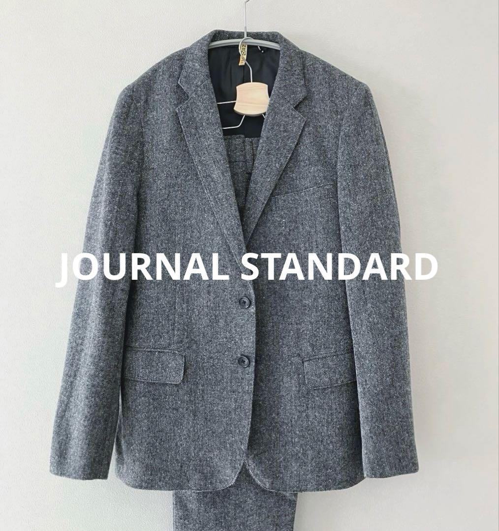Journal Standard Tweed Suit Set-up, Gray, Size M