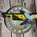 Rustic Weathered Vintage Sundial Butterfly Sundial Garden Yard Art Free Shipping