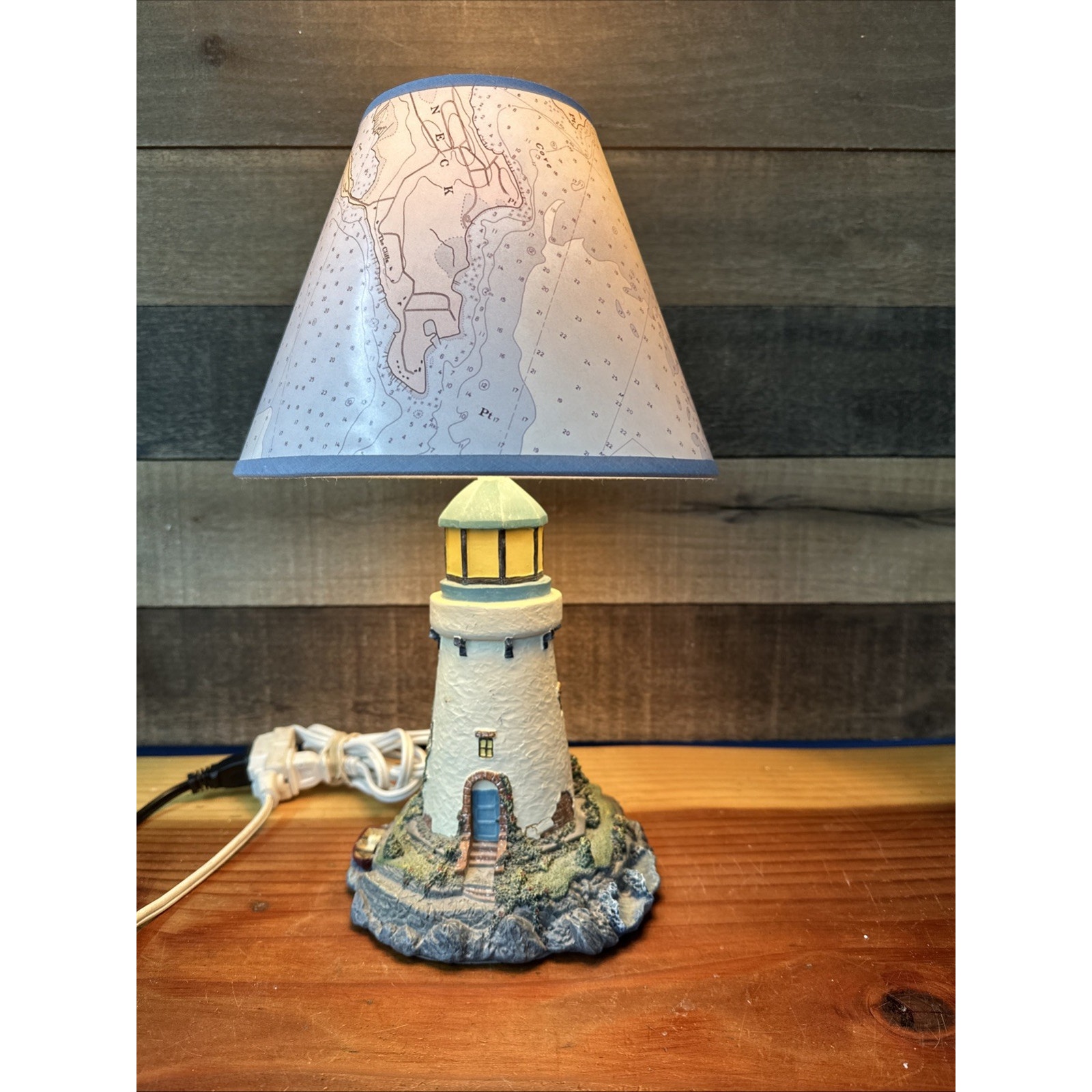 Lighthouse Table Lamp 14” Tall