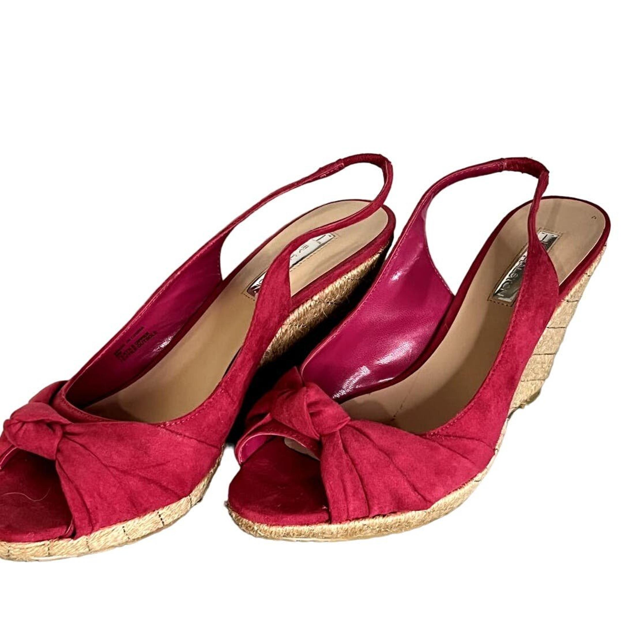 H by Halston Wedge Size 8 Womens Pink