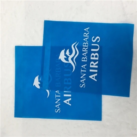 Bus Headrest Cover Disposable Airline Headrest Cover Sublimation Headrest Cover