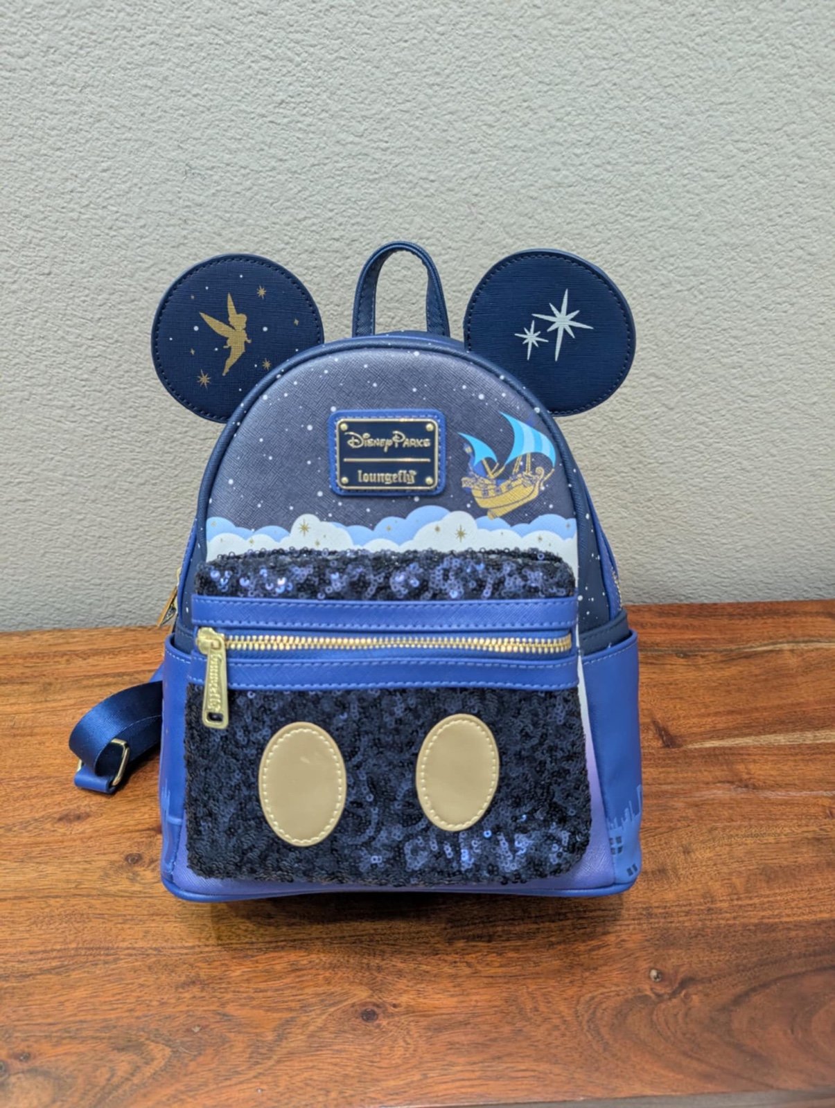 Disney Parks Loungefly Backpack Mickey Main Attraction Peter Pan's Flight