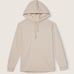 VS PINK Campus Pullover Hoodie & Jogger Set Vanilla with Glitter Shine Logo XXL