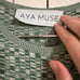 Aya Muse Like New Turquoise Cut Out Dress Texture Rich Mini Dress Size Medium