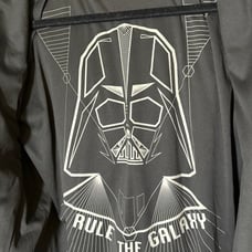 Darth Vader Vegan Leather Racer Motorcycle Jacket - Men's Size Medium