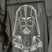 Darth Vader Vegan Leather Racer Motorcycle Jacket - Men's Size Medium