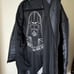 Darth Vader Vegan Leather Racer Motorcycle Jacket - Men's Size Medium