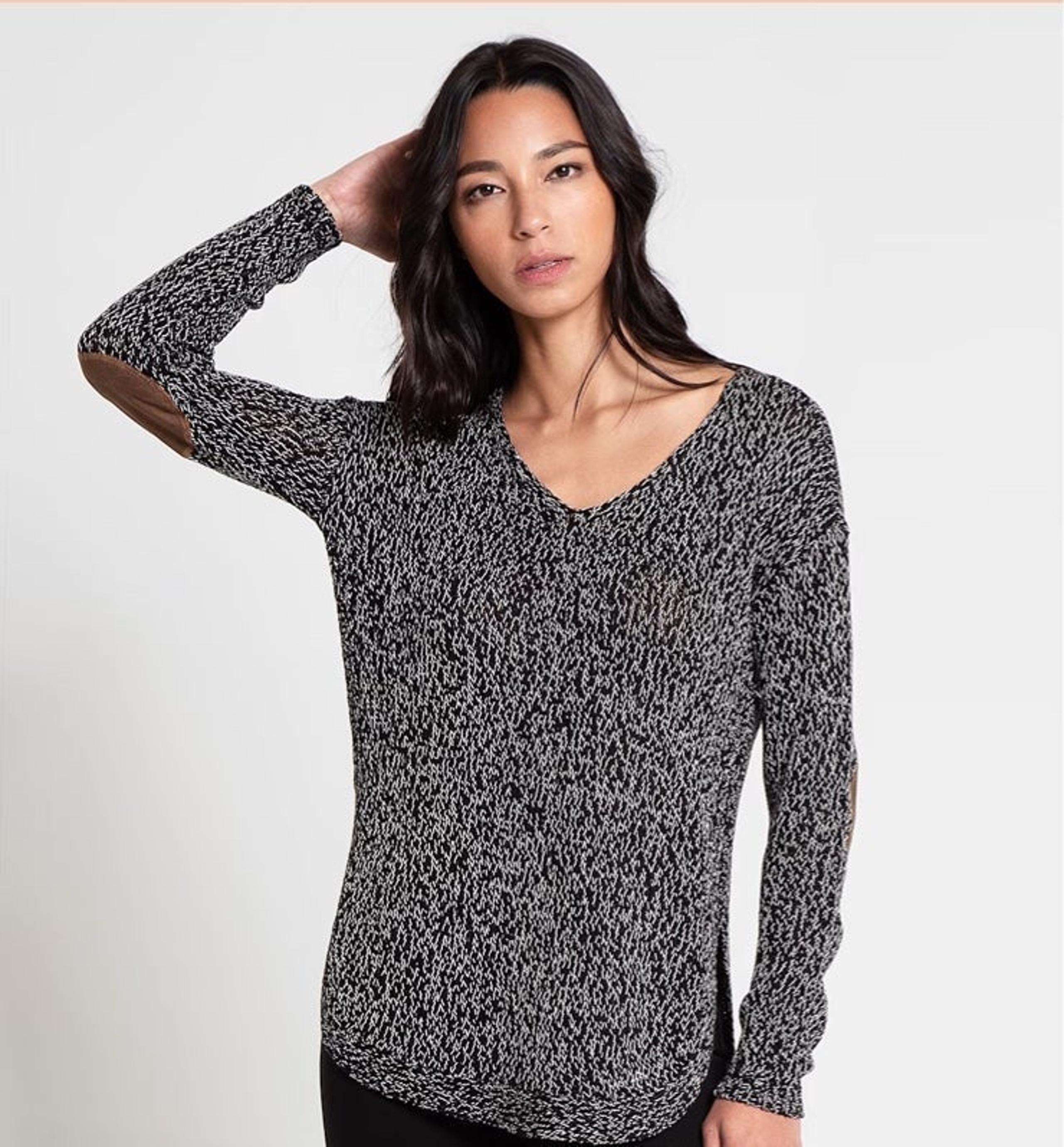 rd style rowca elbow patch pullover