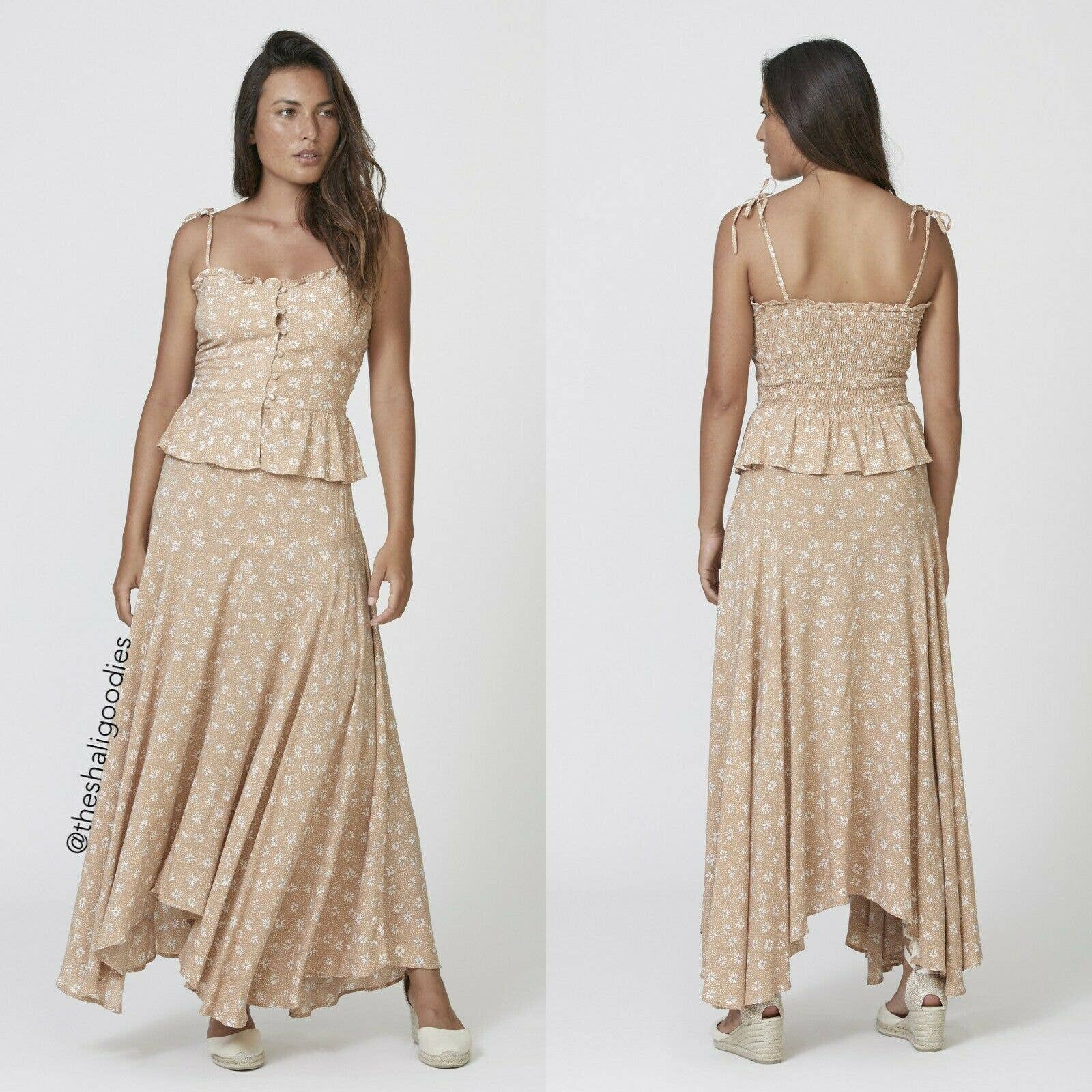 AUGUSTE Cameron Rae Floral Midi Skirt