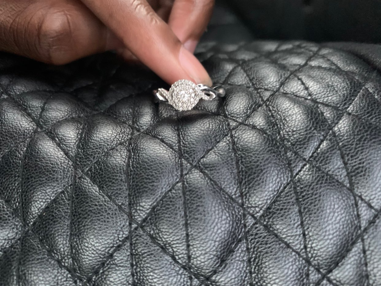 Diamond Ring 1/5 Ct Tw Round Cut 10k