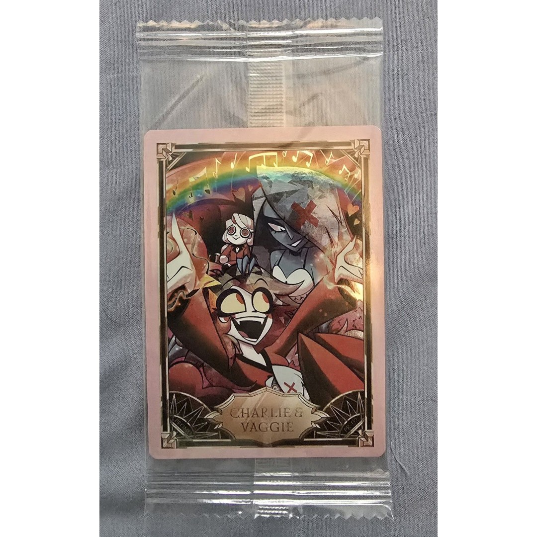 2024 HAZBIN HOTEL TRADING CARDS PROMO CRACKED ICE REPRINT