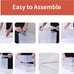 12 Pack Shoe Storage Bins, Clear Plastic Stackable Shoe Organizer for Closet