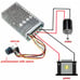 10-50V 100A 5000W Reversible DC Motor Speed Controller PWM Control Soft Start