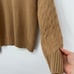 Silk Maison Sweater Cable Oversized Cashmere Turtleneck Small Camel Wool Blend