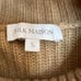 Silk Maison Sweater Cable Oversized Cashmere Turtleneck Small Camel Wool Blend
