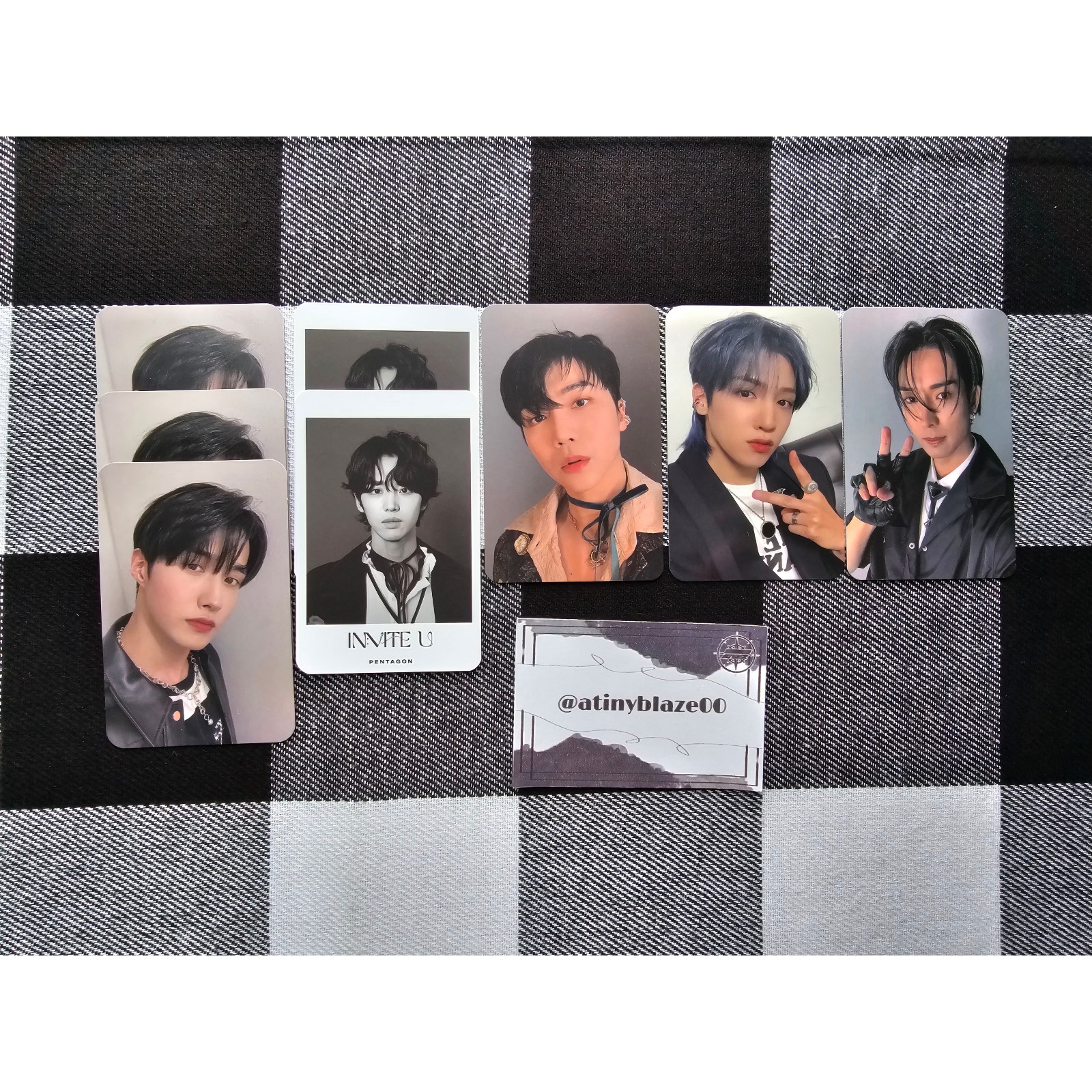 【新品】 Pentagon In:vite U photocards バット