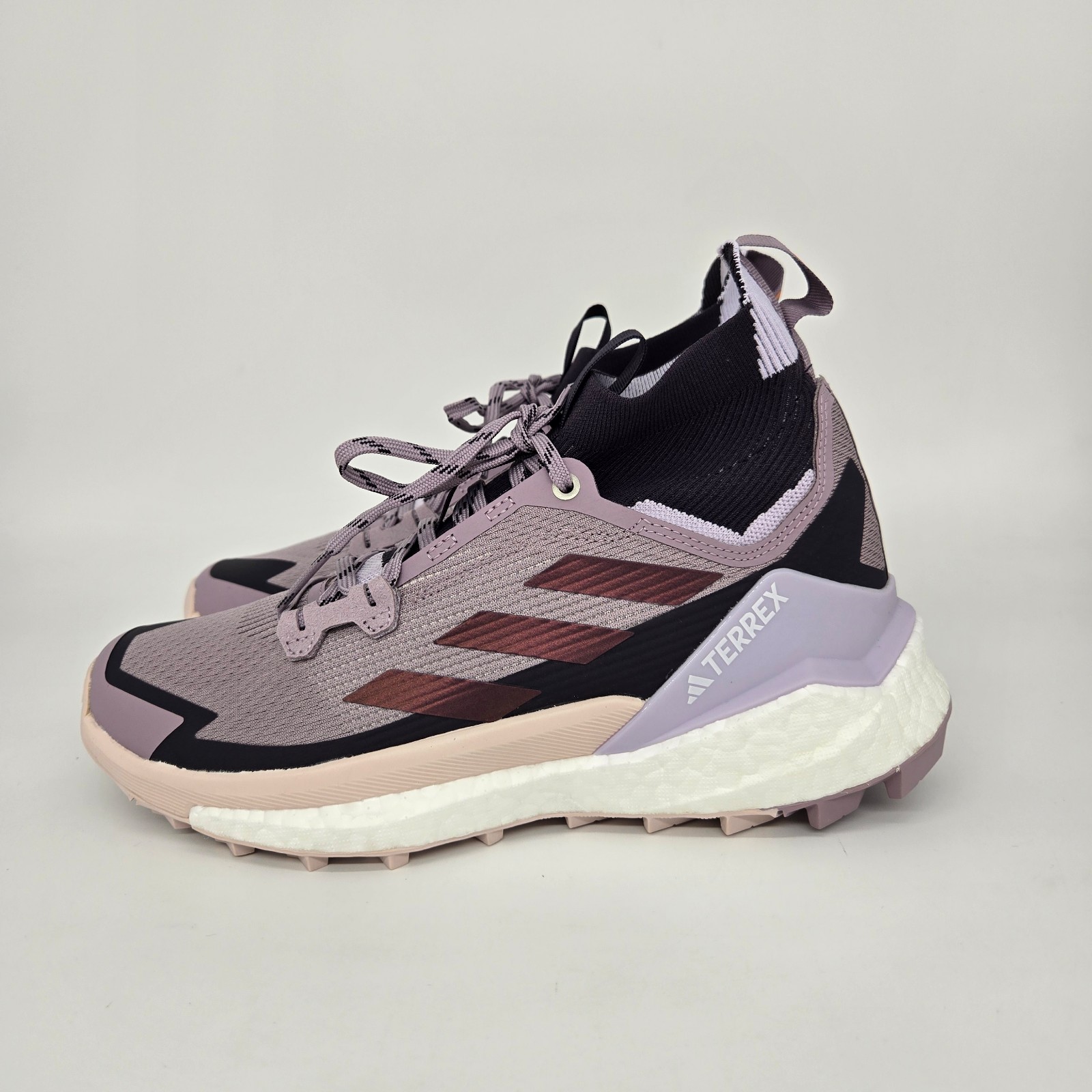New adidas Terrex Free Hiker 2 Preloved Fig Women's Trail Running Shoes Size 10