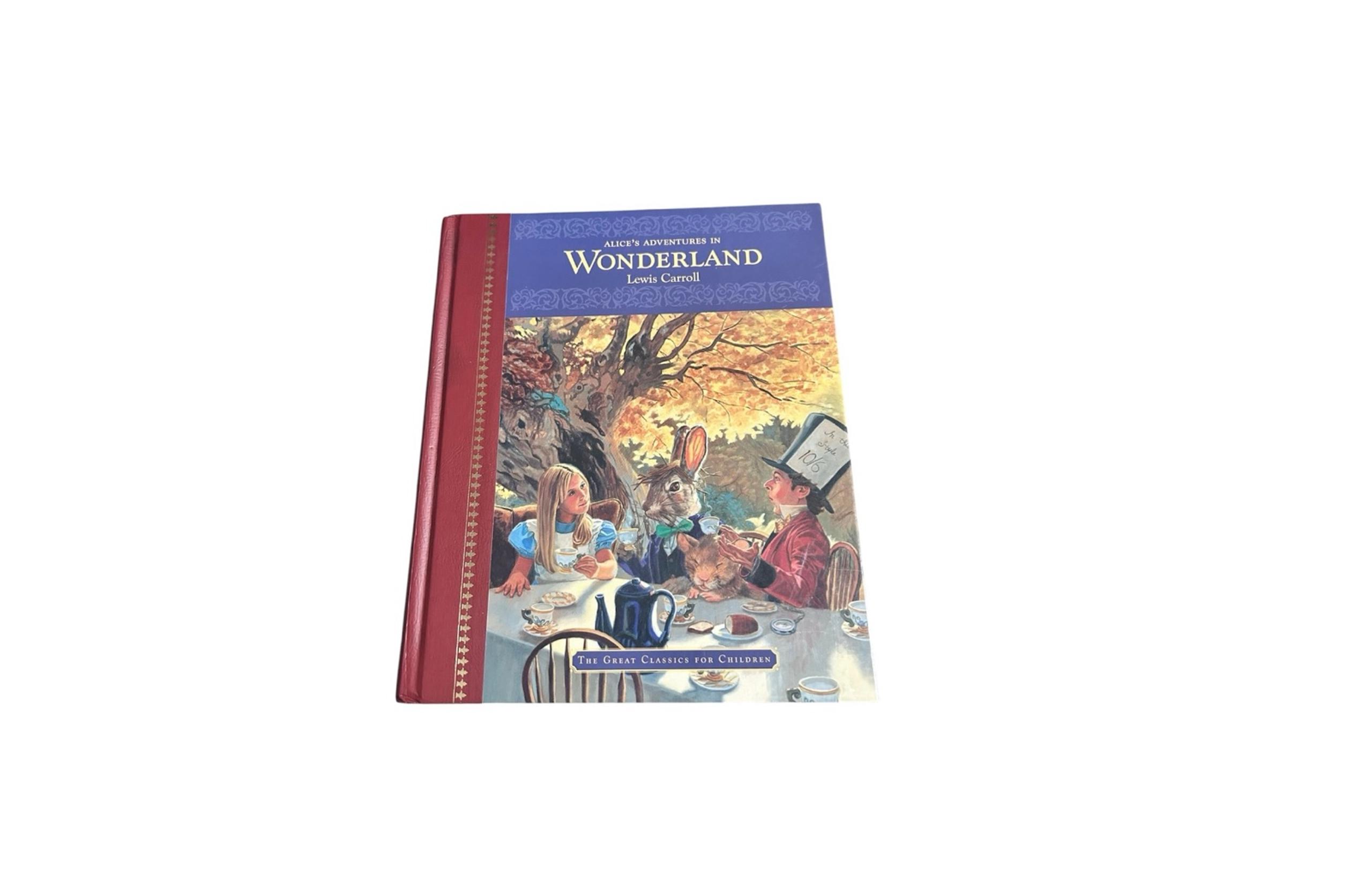 vintage great classics children alice’s adventures in wonderland lewis carroll
