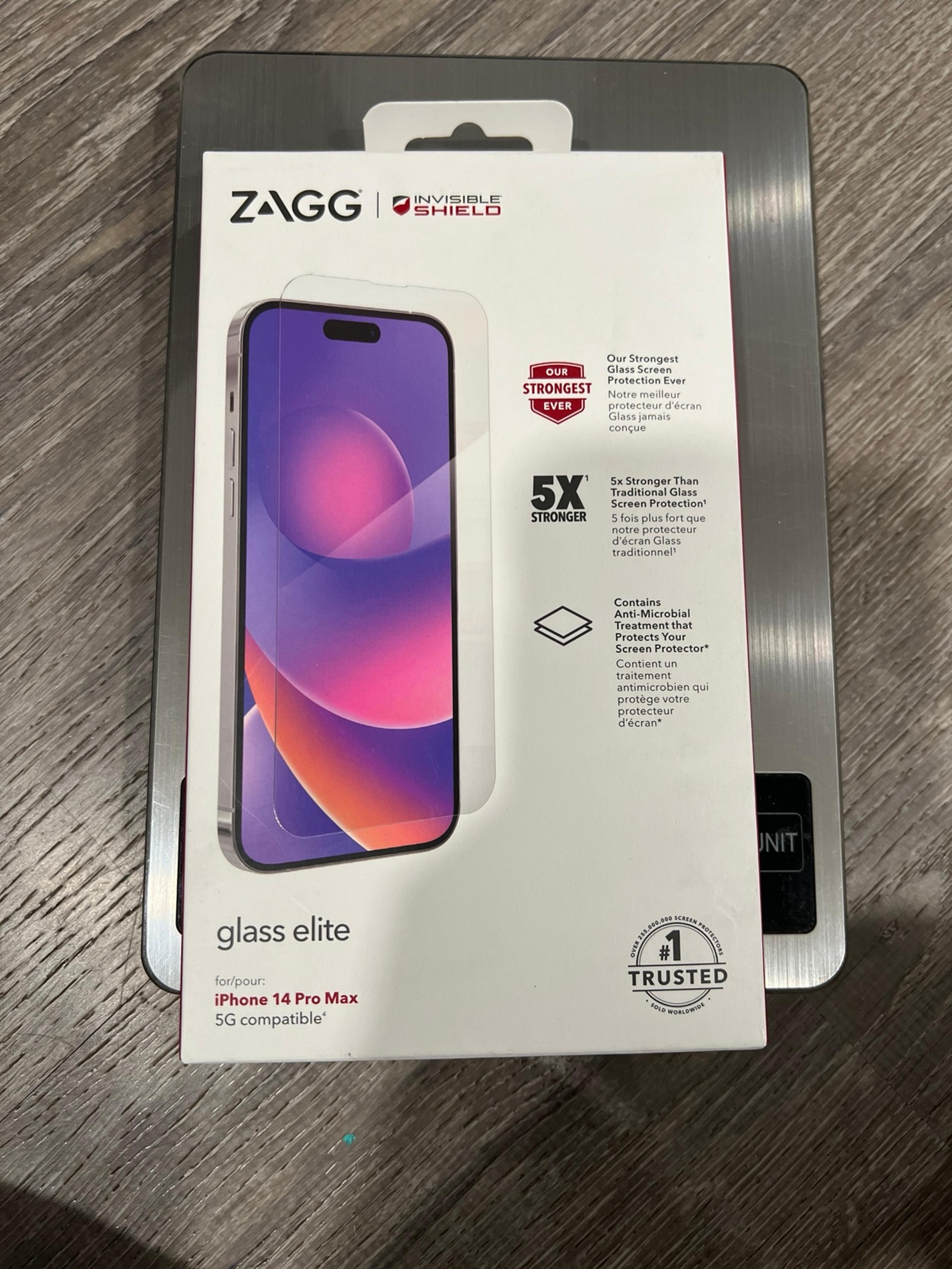 ZAGG Invisible Shield Glass Elite Screen Protector for Apple iPhone 14 Pro Max