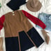 J.Crew Color Block Long Cardigan Sweater