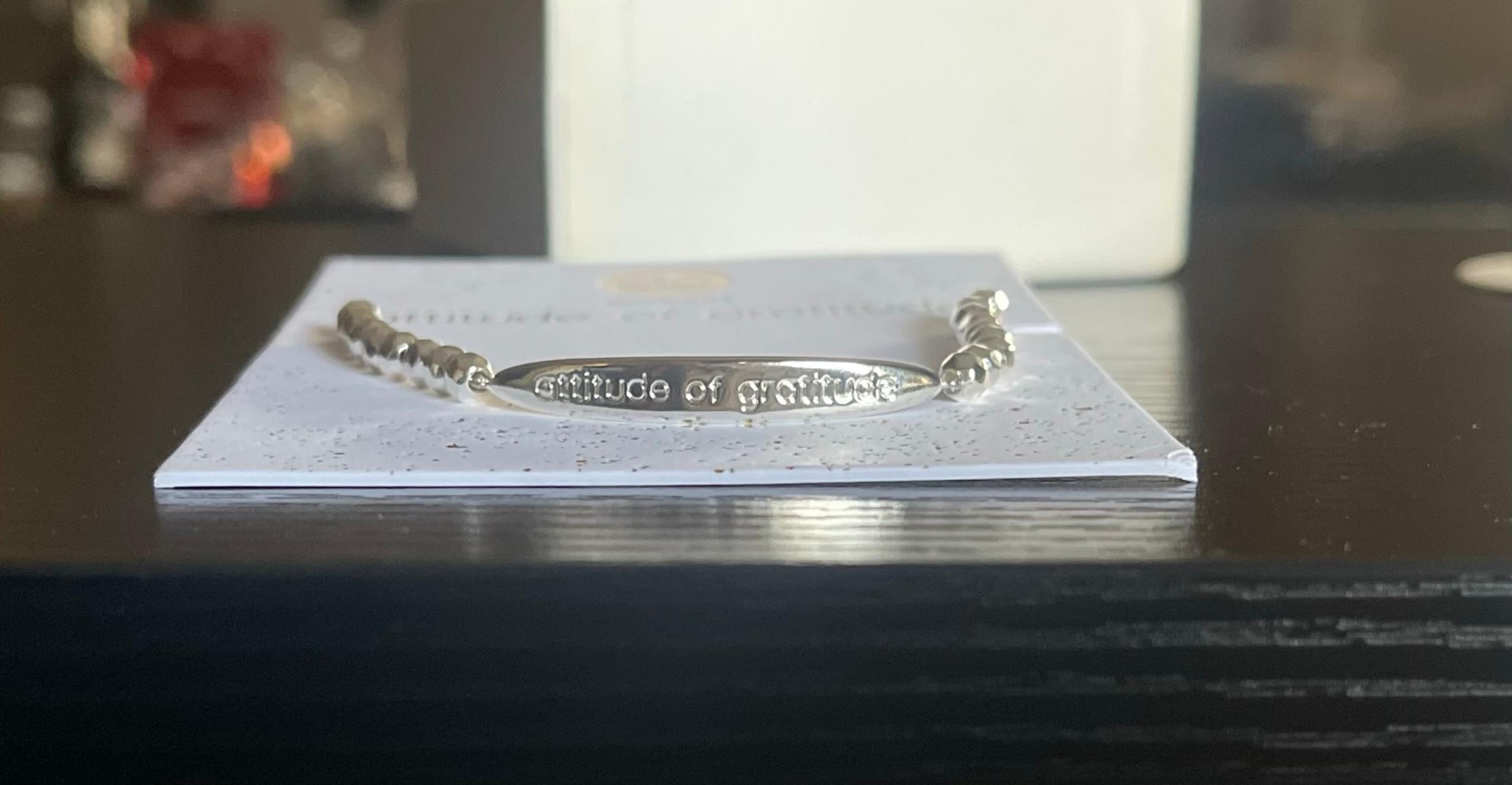 Gorjana Adjustable Intention Bracelet - Silver