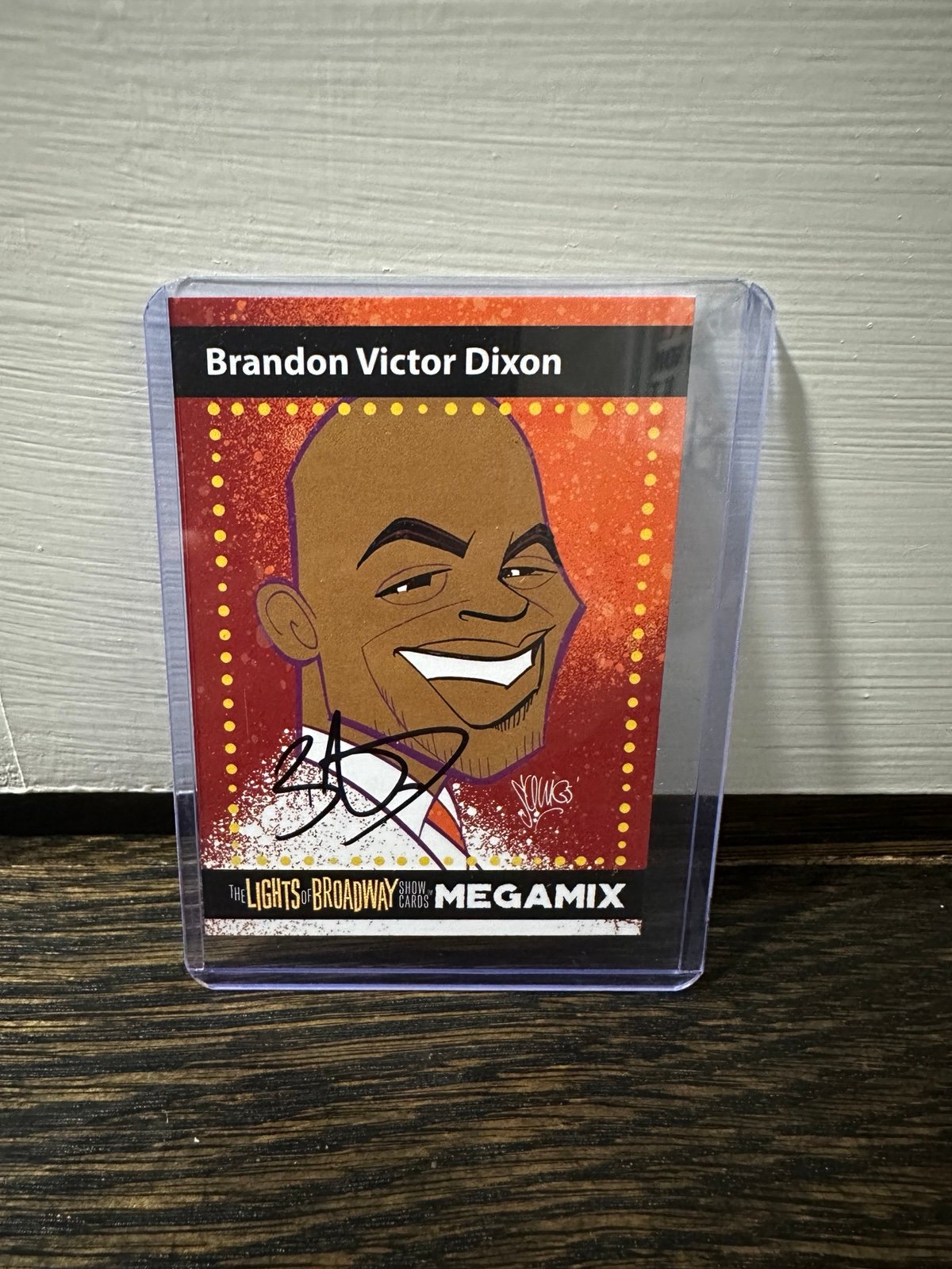 Brandon Victor Dixon Signed LOB Trading Card