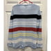 Eddie Bauer Womens Knitted Henley Sweater Size Large Vintage Old Money Striped