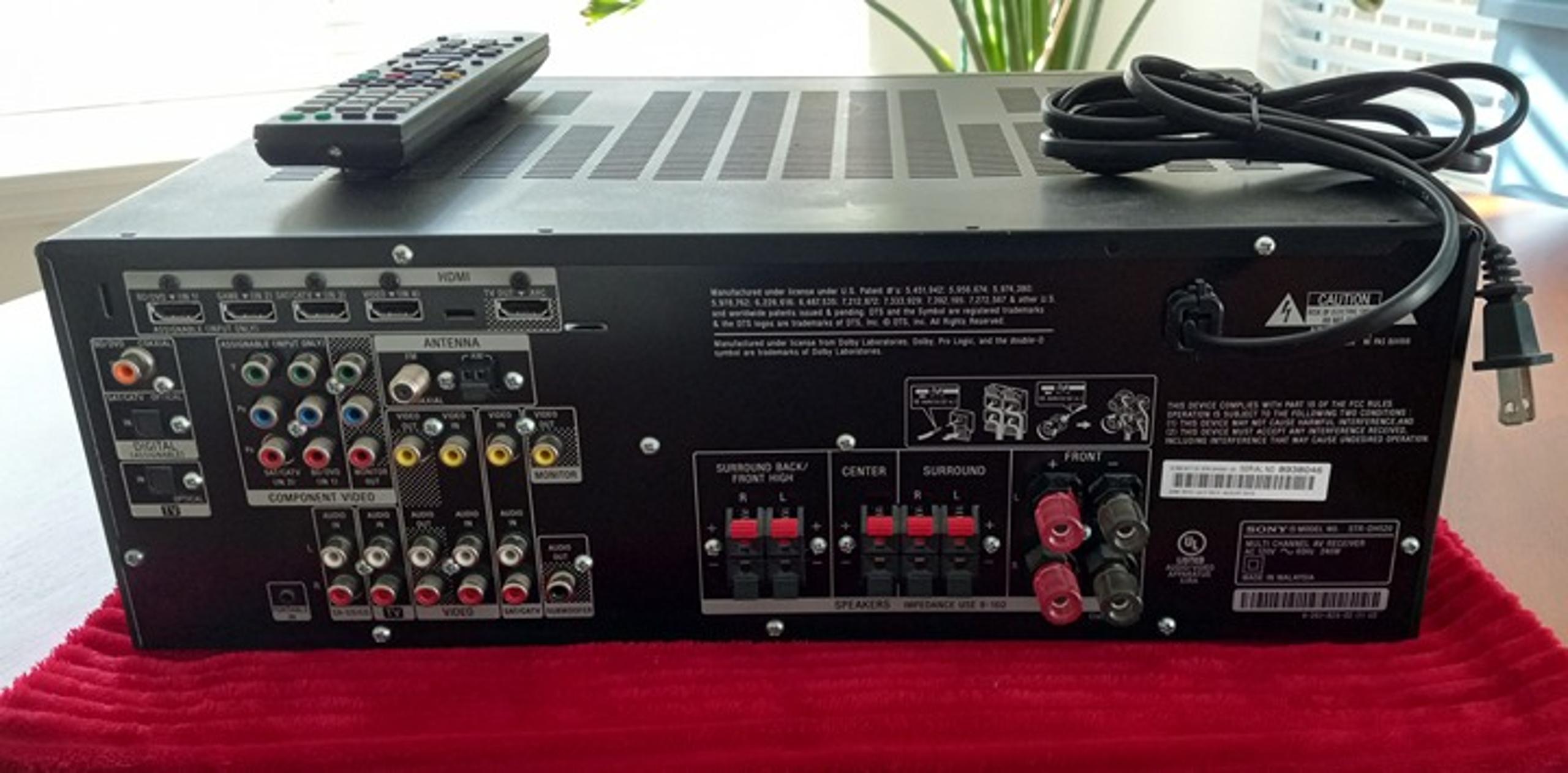 Sony DH520 A/V Receiver & Proficient Speaker Selector