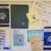 1958 Paris France VW Volkswagen Sales Portfolio Binder & Sales Brochures Maps