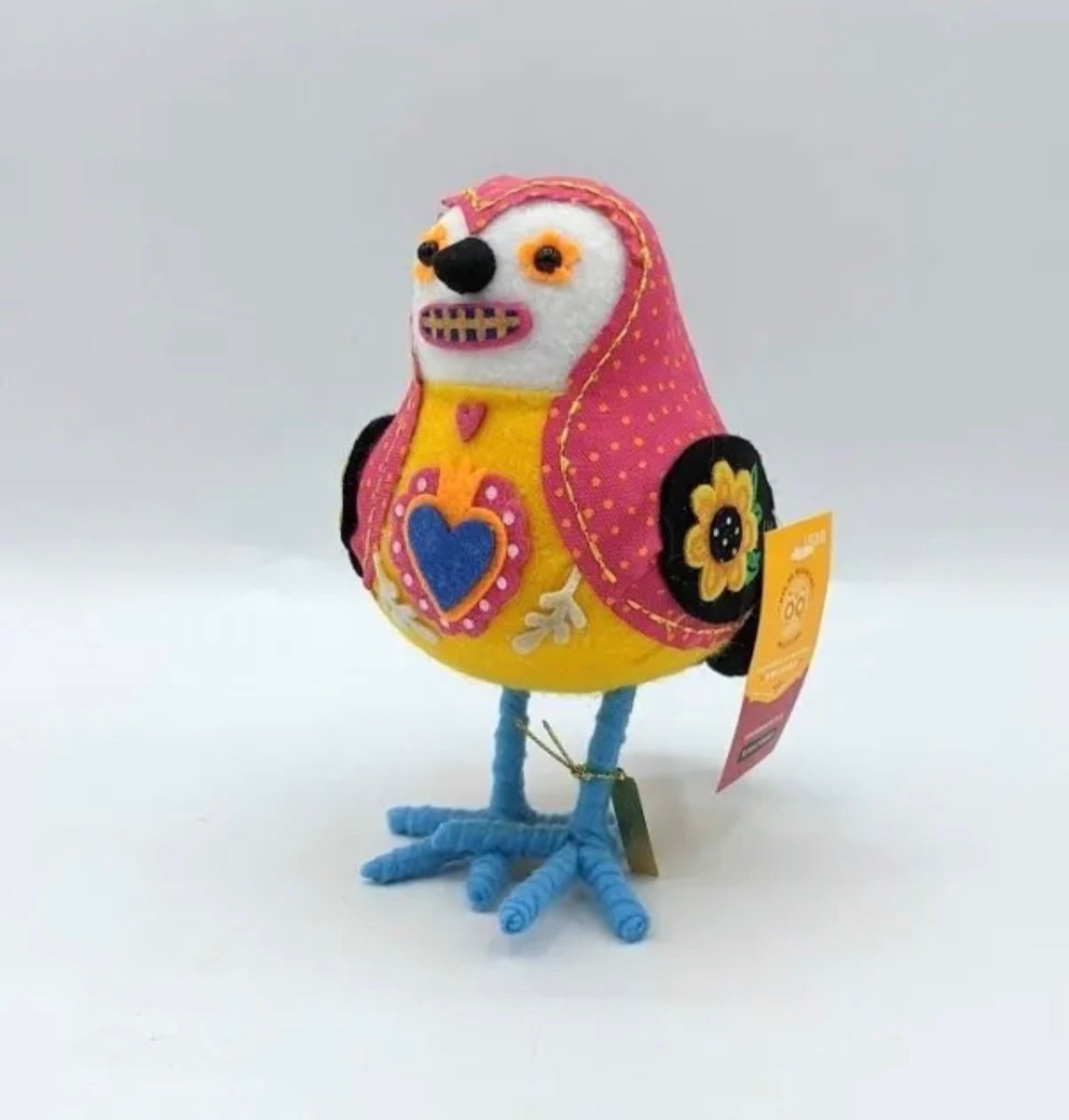2022 Target Dia De Muertos Featherly Friends AMAVIDA Bird Felt SET OF 4