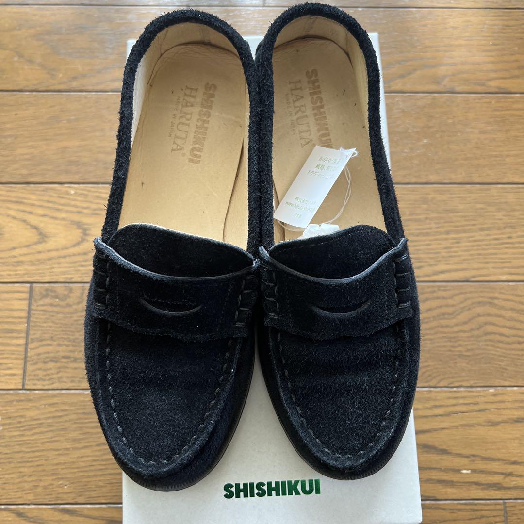 お礼や感謝伝えるプチギフト SHISHIKUI Black Loafers DD034 - Loafers 靴