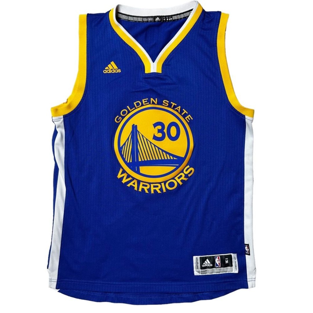 Adidas Steph Curry #30 Golden State Warriors NBA Swingman Road Jersey Men’s M