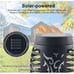 Permande 10 Pack Upgraded Solar Lights Outdoor, Mini Solar Torch Lights with Fli