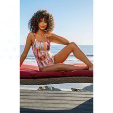 La Blanca Desert Dream Lingerie One Piece Desert Dream Multi Womens Size 14