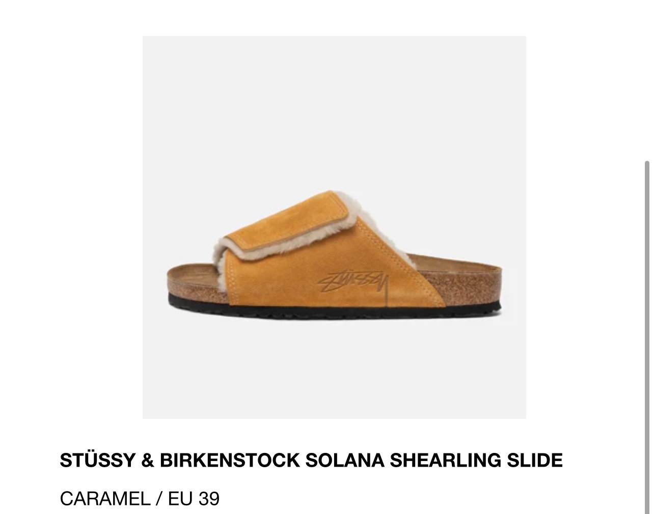 stussy Birkenstock brand new!!!