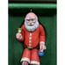 New Vintage Santa Hallmark Keepsake Christmas Ornament Arms Legs Posable -24D