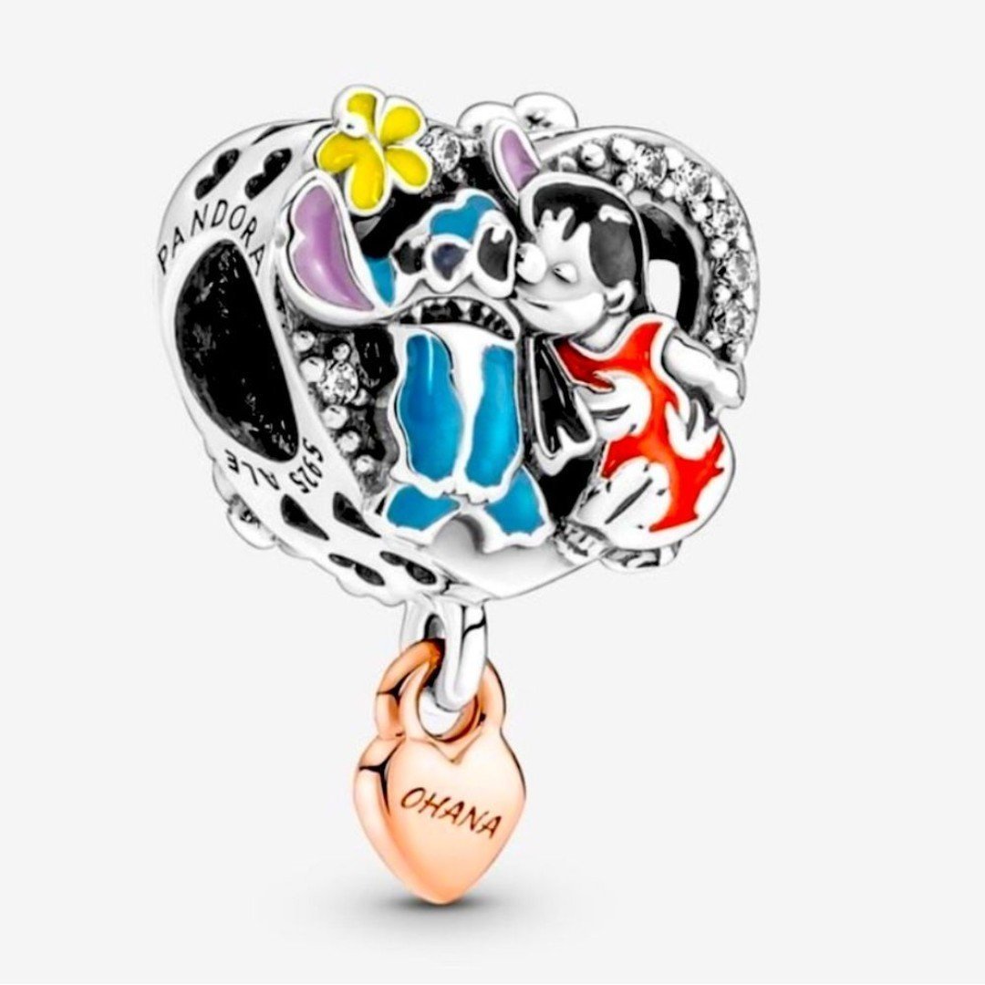 Pandora x Disney Stitch Silver Charm 781682C01