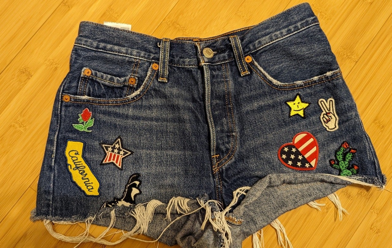 Levi's 501 high rise shorts