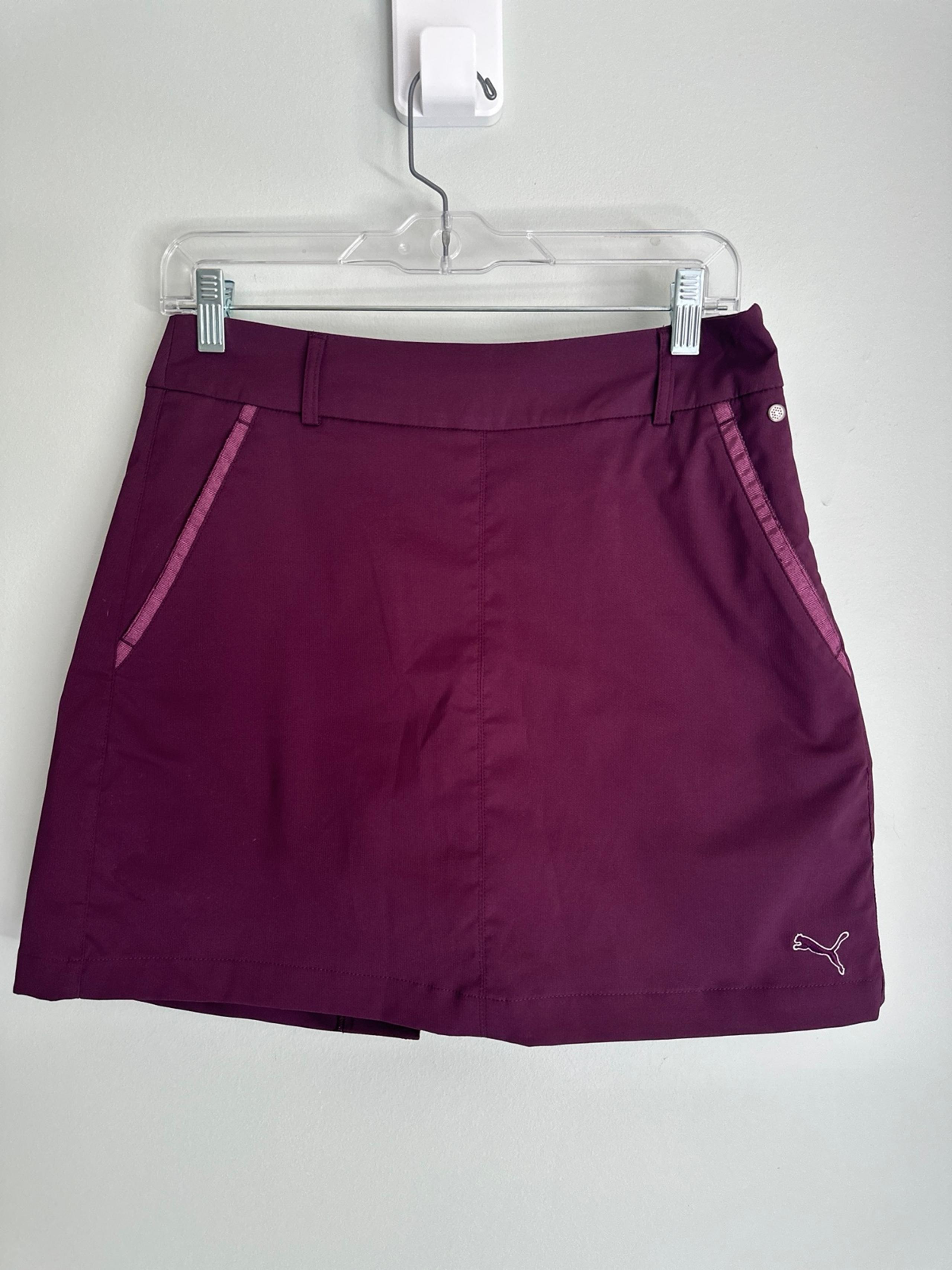 EUC Puma Wine Colored Golf Skort, Size 6
