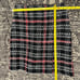 Massimo Dutti NWT Women’s Size 4 Black White Red Tweed Faux Wrap Skirt