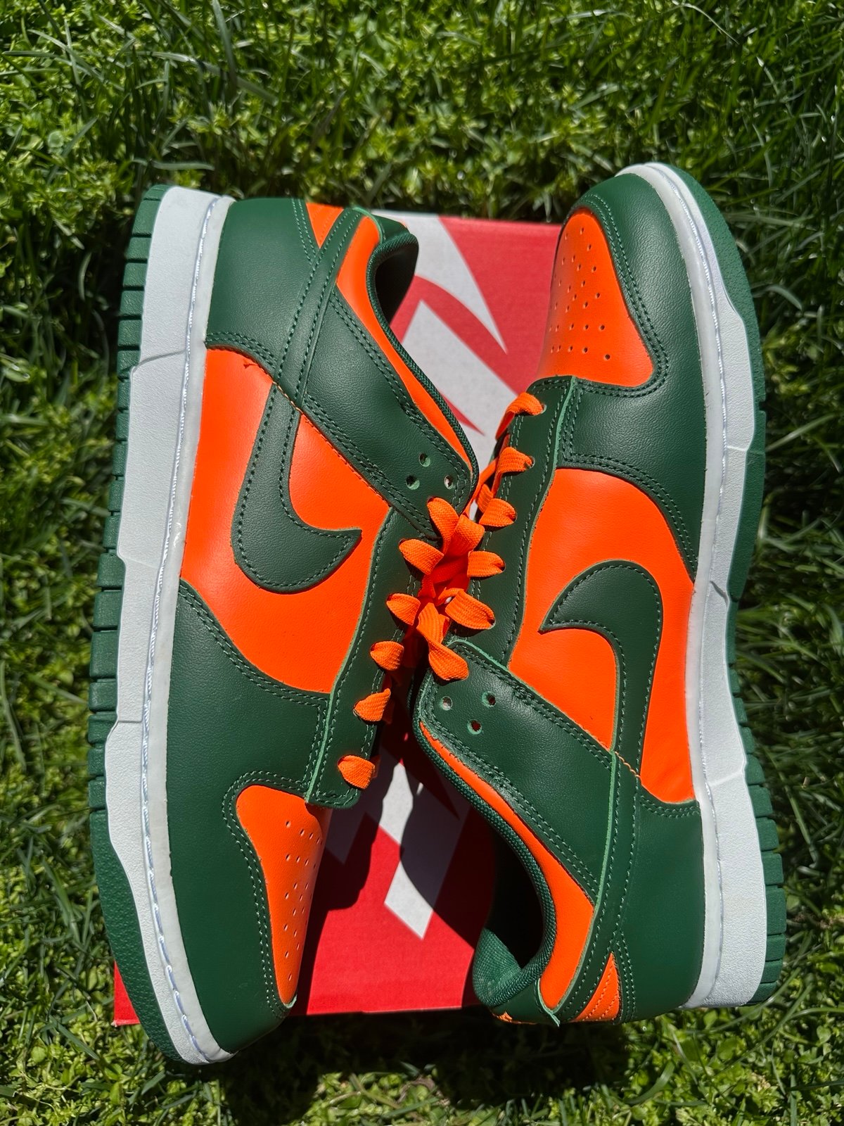 Nike dunk low Miami Hurricane