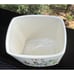 Vintage Morikin Japan Rectangle Ceramic Canister TEA Rooster and Flowers -A51
