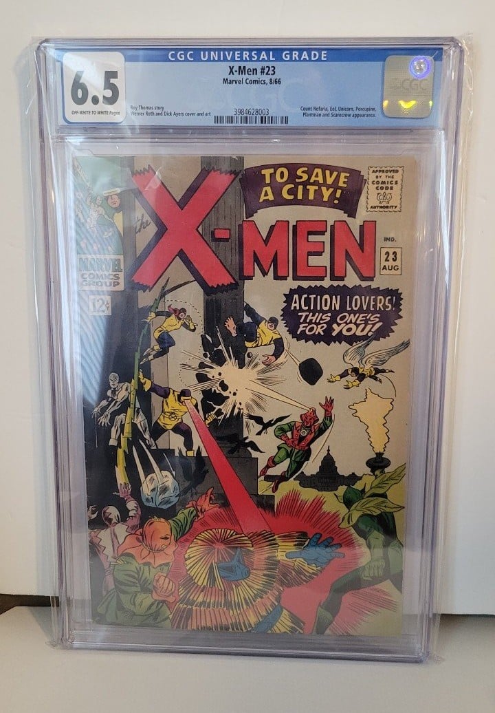 X-Men #23 (1966) CGC graded 6.5