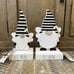 Rae Dunn Set of 2 Bee Mine Valentine's Day / Valentine Wood Gnomes