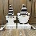 Rae Dunn Set of 2 Bee Mine Valentine's Day / Valentine Wood Gnomes