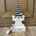 Rae Dunn Set of 2 Bee Mine Valentine's Day / Valentine Wood Gnomes