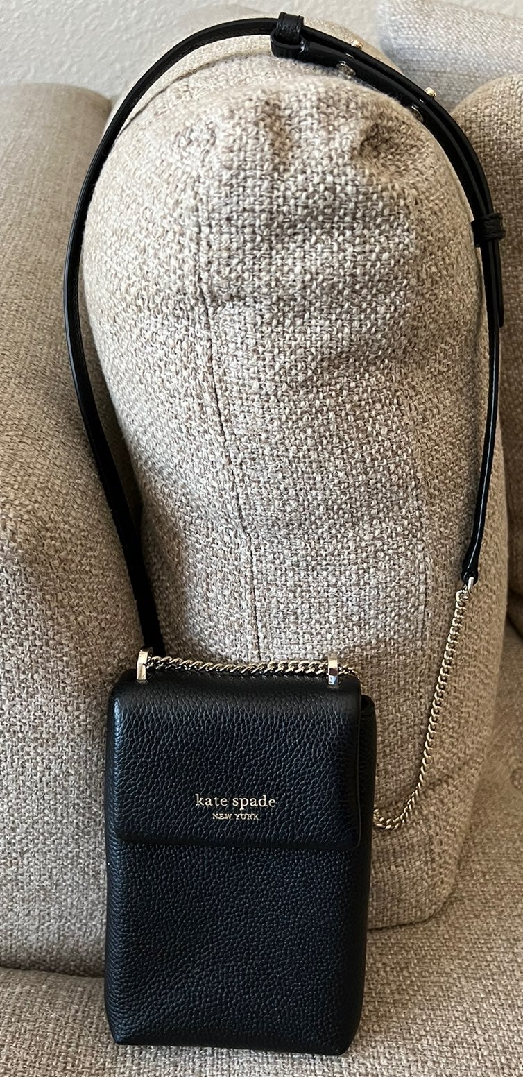 Kate Spade ROULETTE Pebbled Leather Crossbody Bag NEW