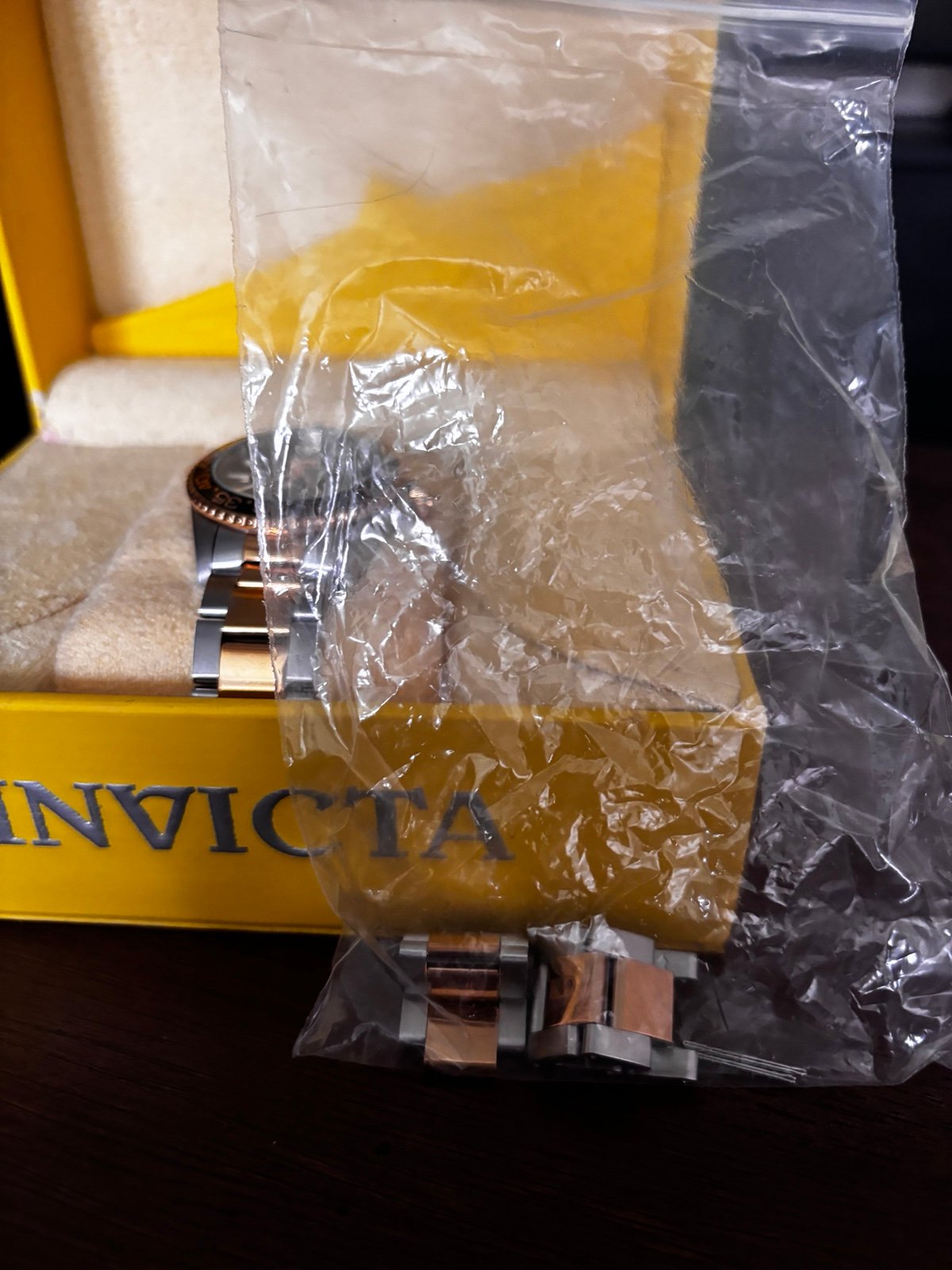 Invicta two tone watch